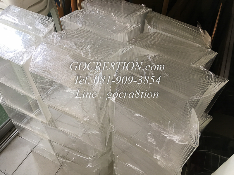 งาน อะคริลิค แปรรูป ตามแบบ April 2018 by GO CREATION