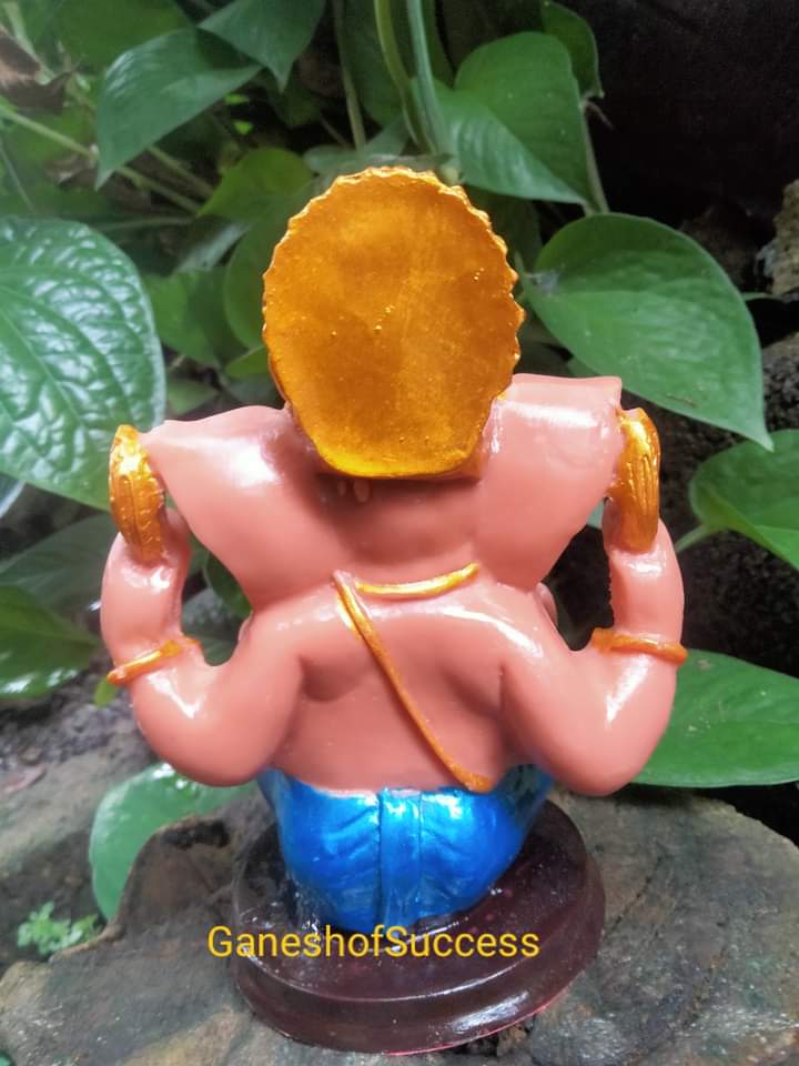 พระพิฆเนศปางเศรษฐี เรซิ่น สูง 5 นิ้ว มีหลายสี