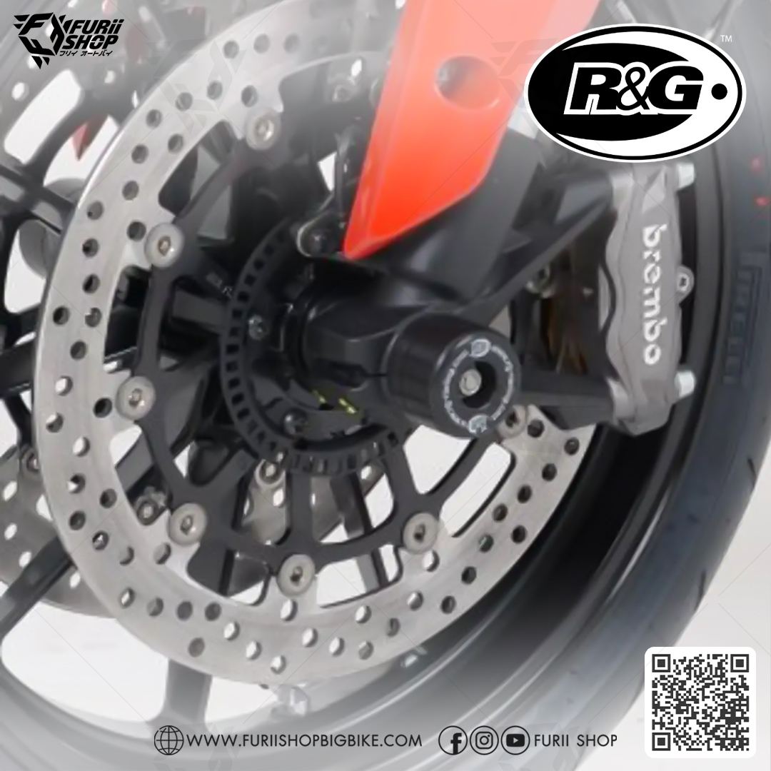 กันล้มหน้า R&G Front Protector : for Ducati Hypermotard 821 & Hyperstrada 821 & Hypermotard 939 2016-2018