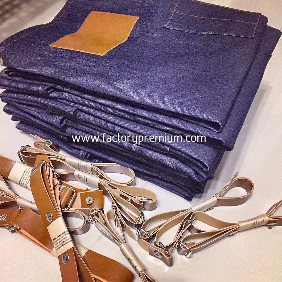 ผ้ากันเปื้อนยีนส์ Jean Appron เหมาะสำหรับตกแต่งครัว คนรักครัว และ คอนโด สวยๆ