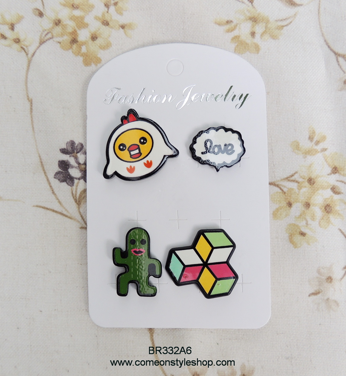 เซตเข็มกลัด เซตพินติดเสื้อ brooch pin