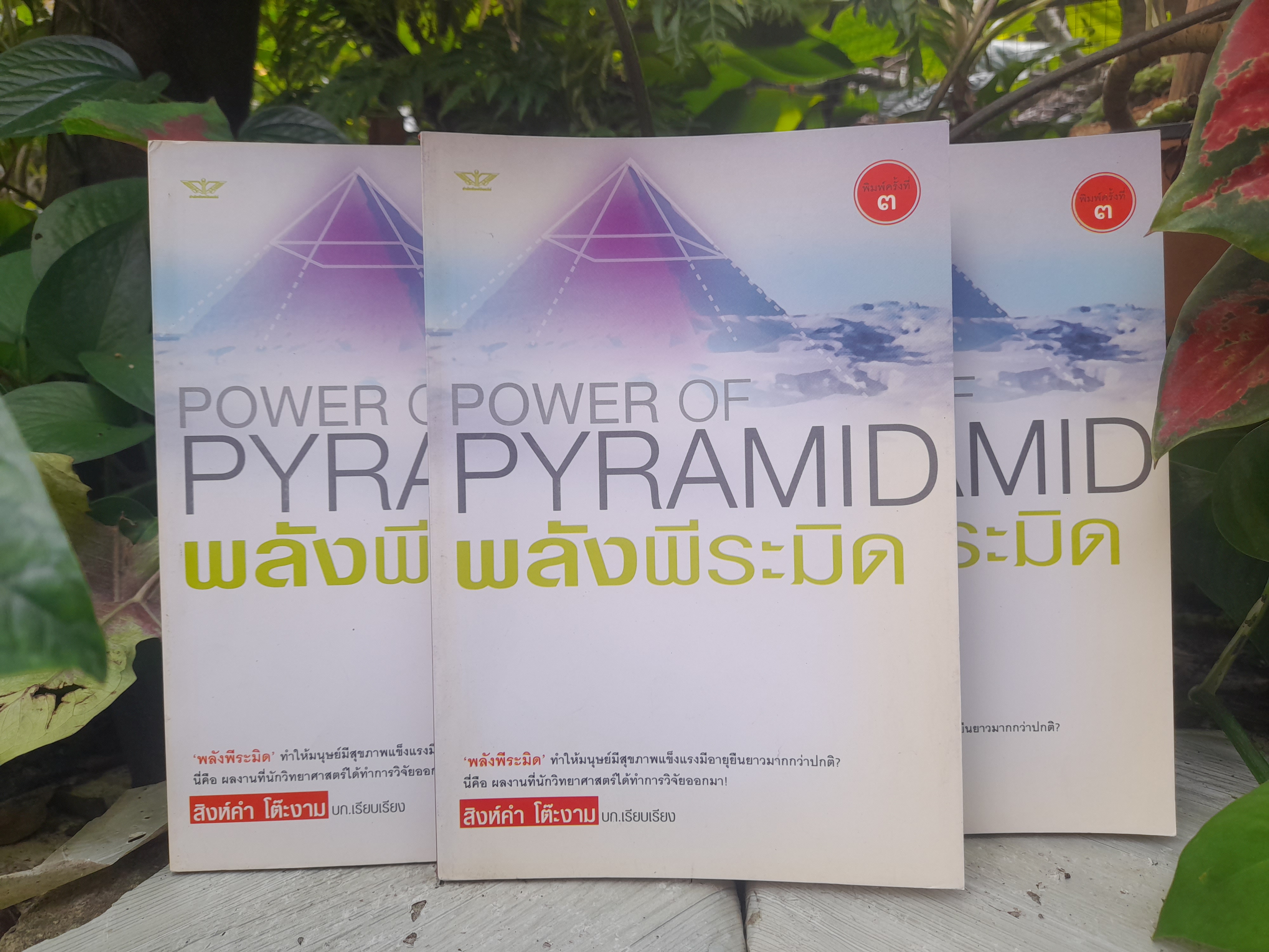 พลังพีระมิด Power of PYRAMID โดย สิงห์คำ โต๊ะงาม งานเขียนที่นักวิทยาศาสตร์ได้ทำวิจัยออกมา