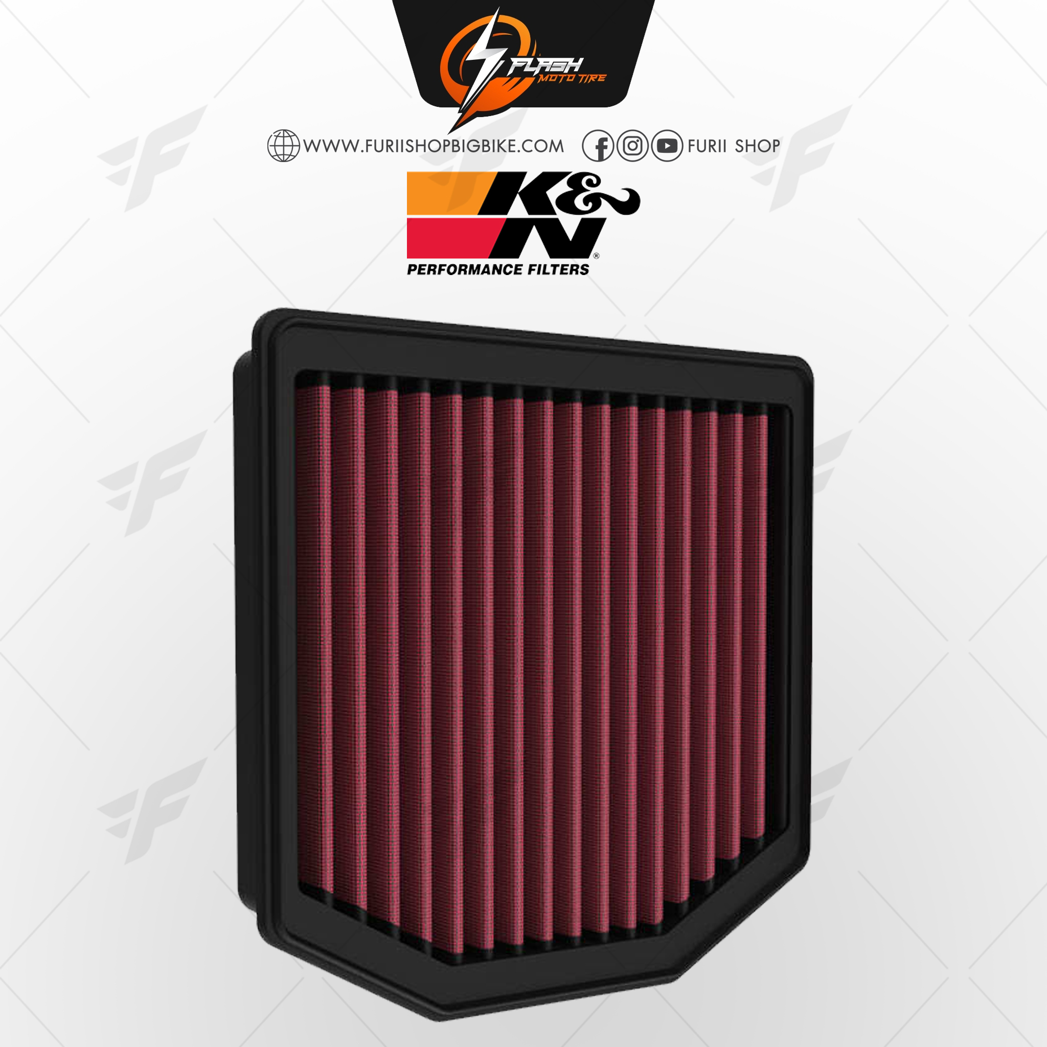 กรองอากาศ K&N สำหรับ TRIUMP