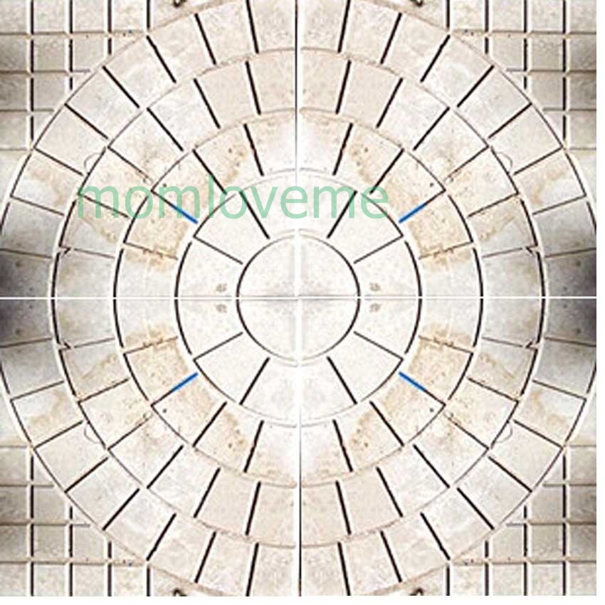 แม่พิมพ์บล็อคคอนกรีต ลายเบญมาศ ขนาด 25x25x4 cm