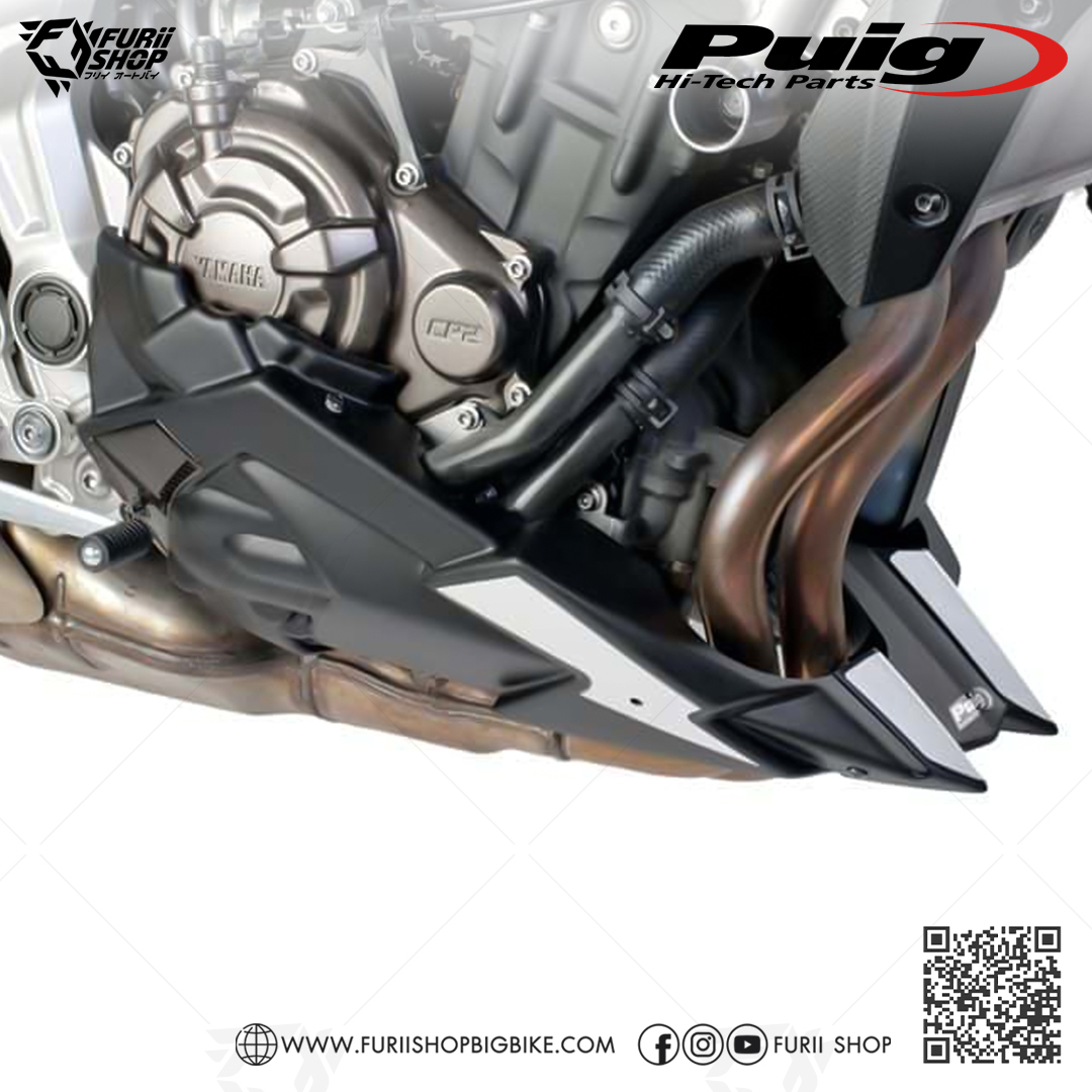 อกล่าง Puig Belly Pan Black : for Fz07/Mt07 2015-2020