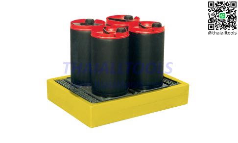 พาเลทวางถังน้ำมัน SWB4 900x700x165mm FOUR 25LTR CONTAINER BUND SOLENT