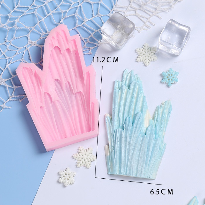 ภูเขาน้ำแข็งมูสเค้กซิลิโคนแม่พิมพ์วุ้น