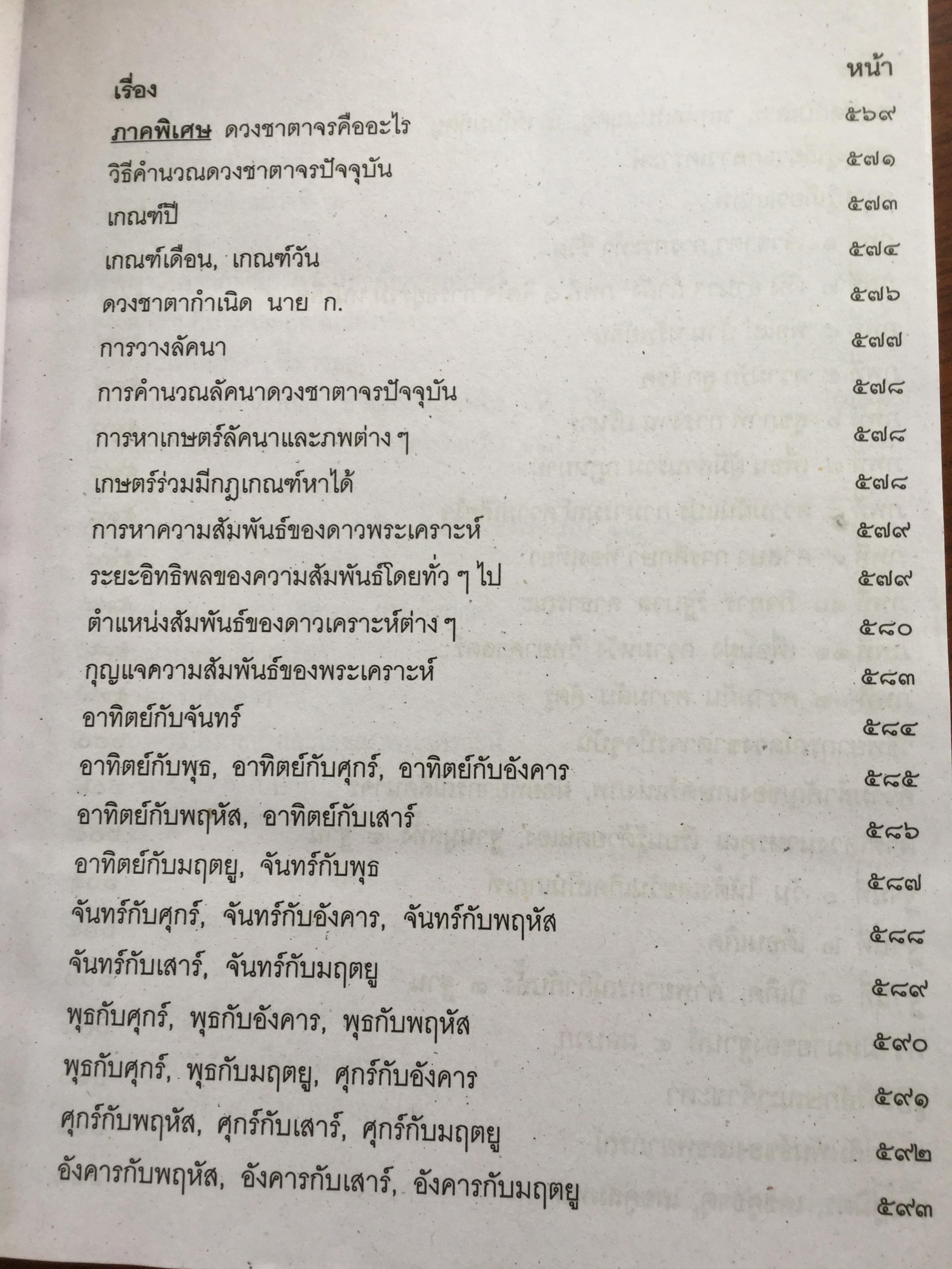 โหราศาสตร์ ฉบับพิศดาร. เรียบเรียงโดย สำนักพิมพ์ลูก ส.ธรรมภักดี 5,090 กรัม