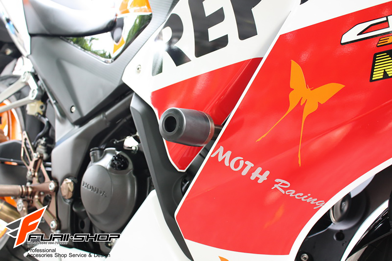 กันล้มข้าง MOTH FOR CBR300R