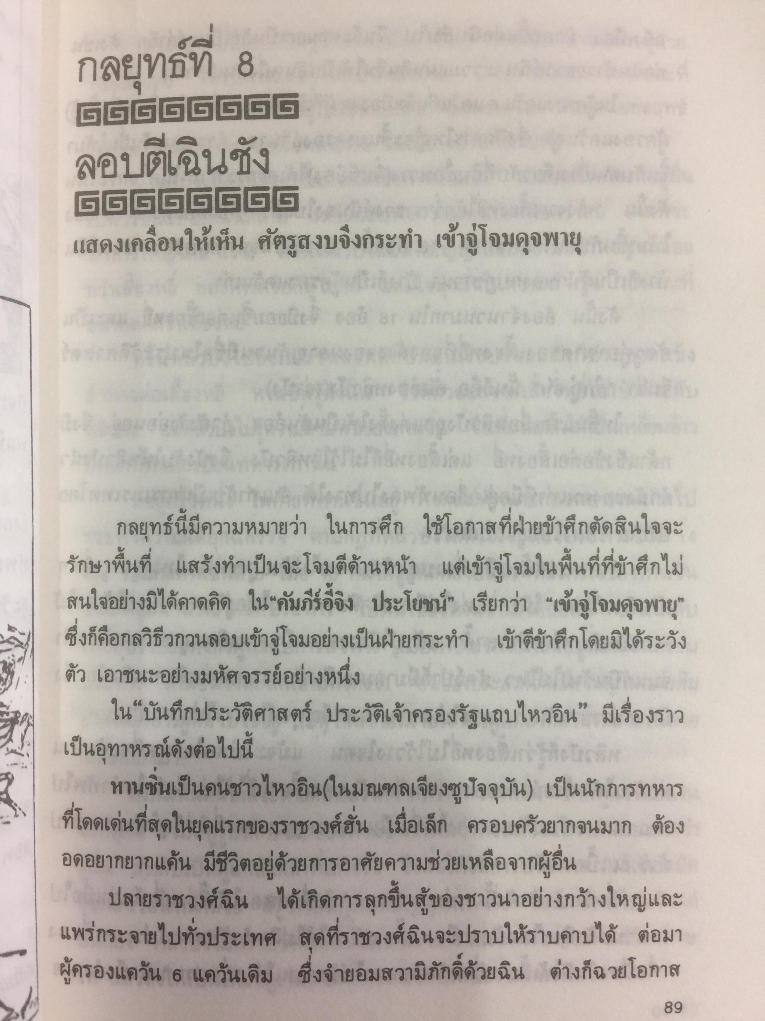 36 กลยุทธ์แห่งชัยชนะ ในการสัประยุทธ์ทุกปริมณฑล. ผู้แปล บุญศักดิ์ แสงระวี 2,090 กรัม
