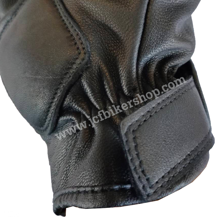 ถุงมือมอไซค์ ถุงมือมอเตอร์ไซค์ ถุงมือขับมอเตอร์ไซค์ DaInEsE (ครึ่งนิ้ว) หนัง การ์ดเคฟล่า