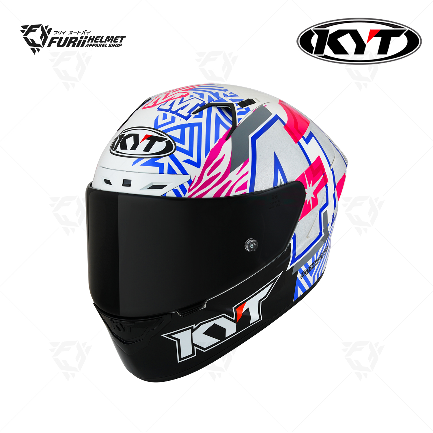 หมวกกันน็อค KYT : NZ-RACE ESPARGARO 2022 REPLICA WITH RAW/E06