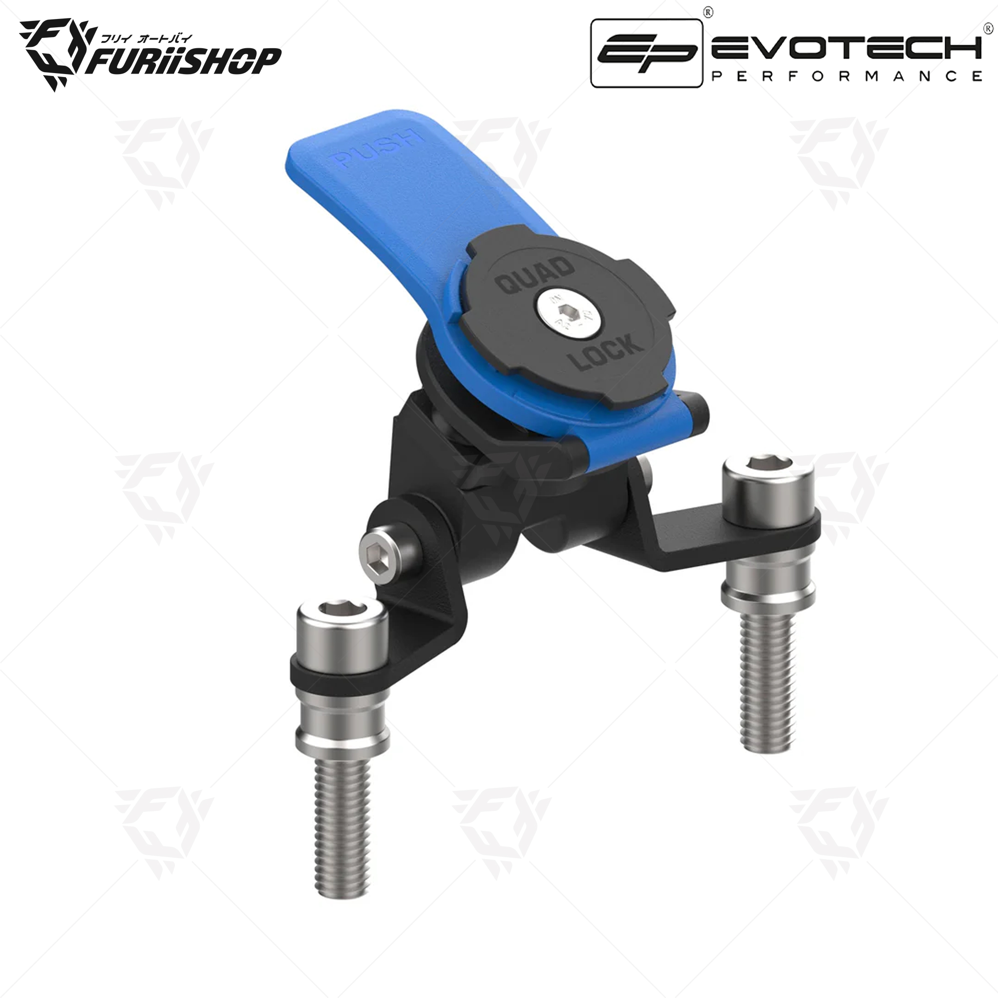 ขาจับโทรศัพท์ EVOTECH & QUAD LOCK For : R 12 Nine T
