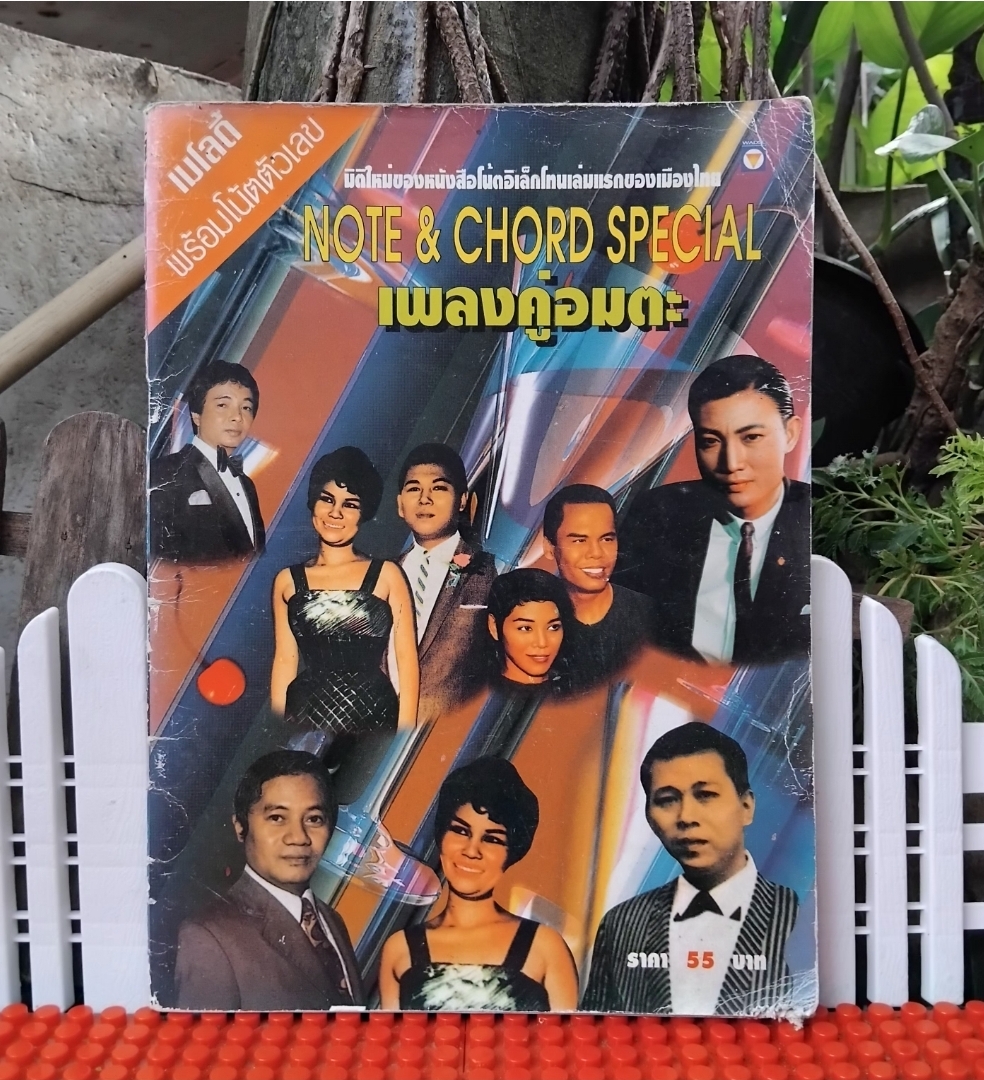 เพลงคู่อมตะ โดย NOTE & CHORD SPECIAL เพลงคู่ 19 เพลงมีเมโลดี้พร้อมโน๊ตตัวเลข สภาพสะสม