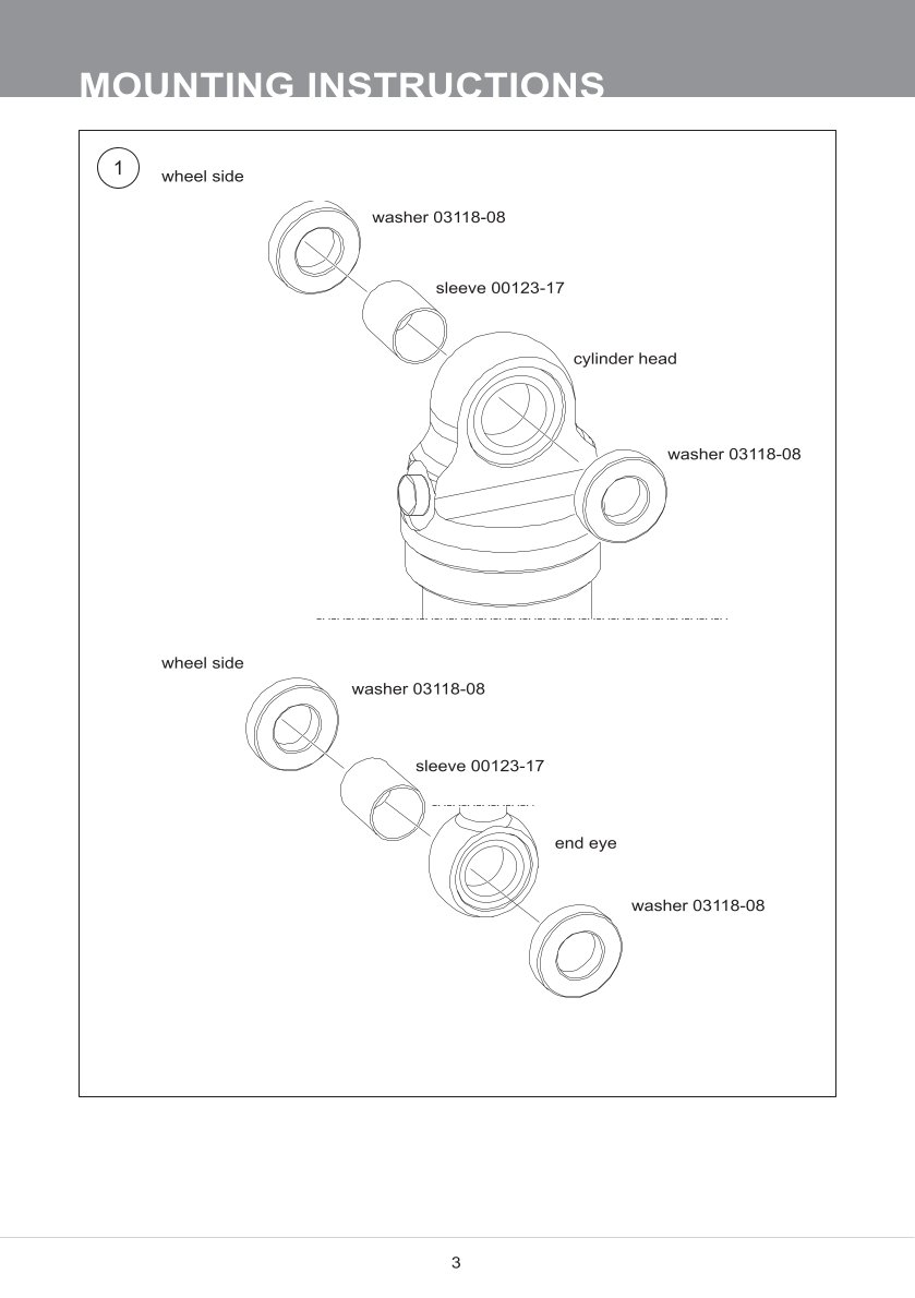 โช๊คหลังแต่ง Ohlins HD771 For Harley-Davidson FL Touring (Road King, Street Glide, Electra Glide etc) ปี 1990-2022