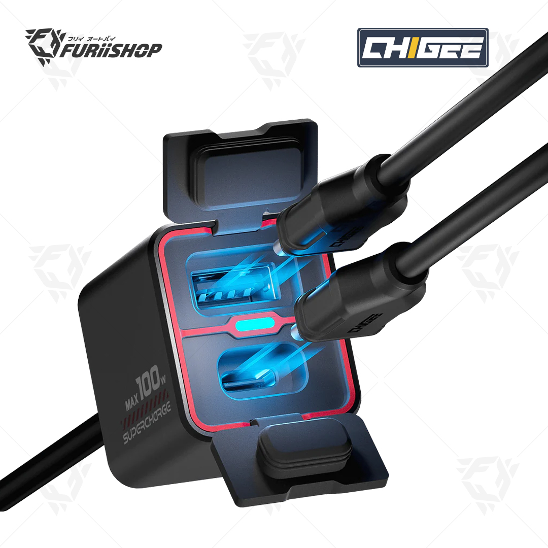 TR 100 อุปกรณ์ชาร์จมอเตอร์ไซค์ CHIGEE รุ่น TR100