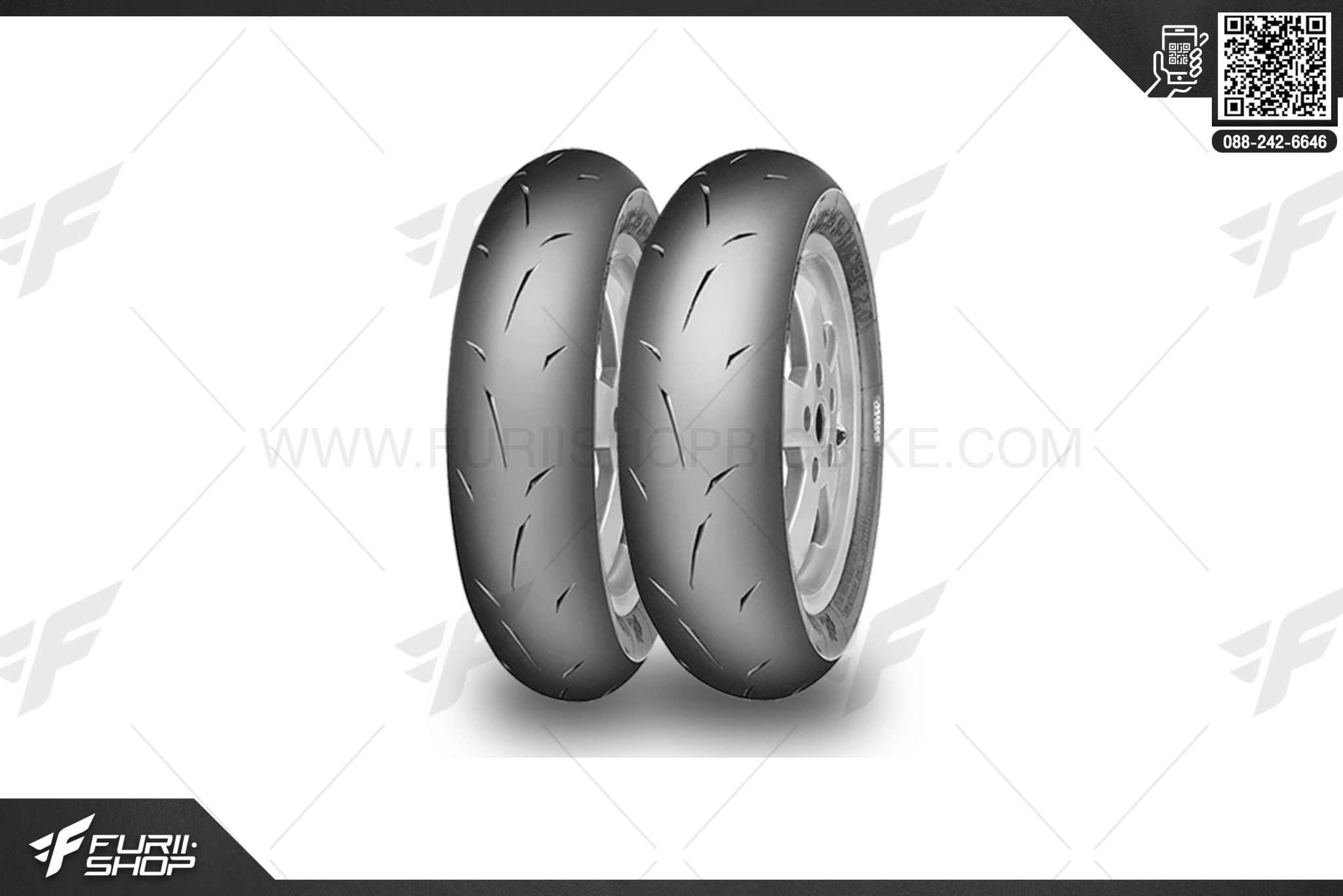 ยางมอเตอร์ไซค์ MITAS MC-35 S-Racer 2.0 3.50 -10 Medium ยางบิ๊กไบท์ ยางBigbike Mototire
