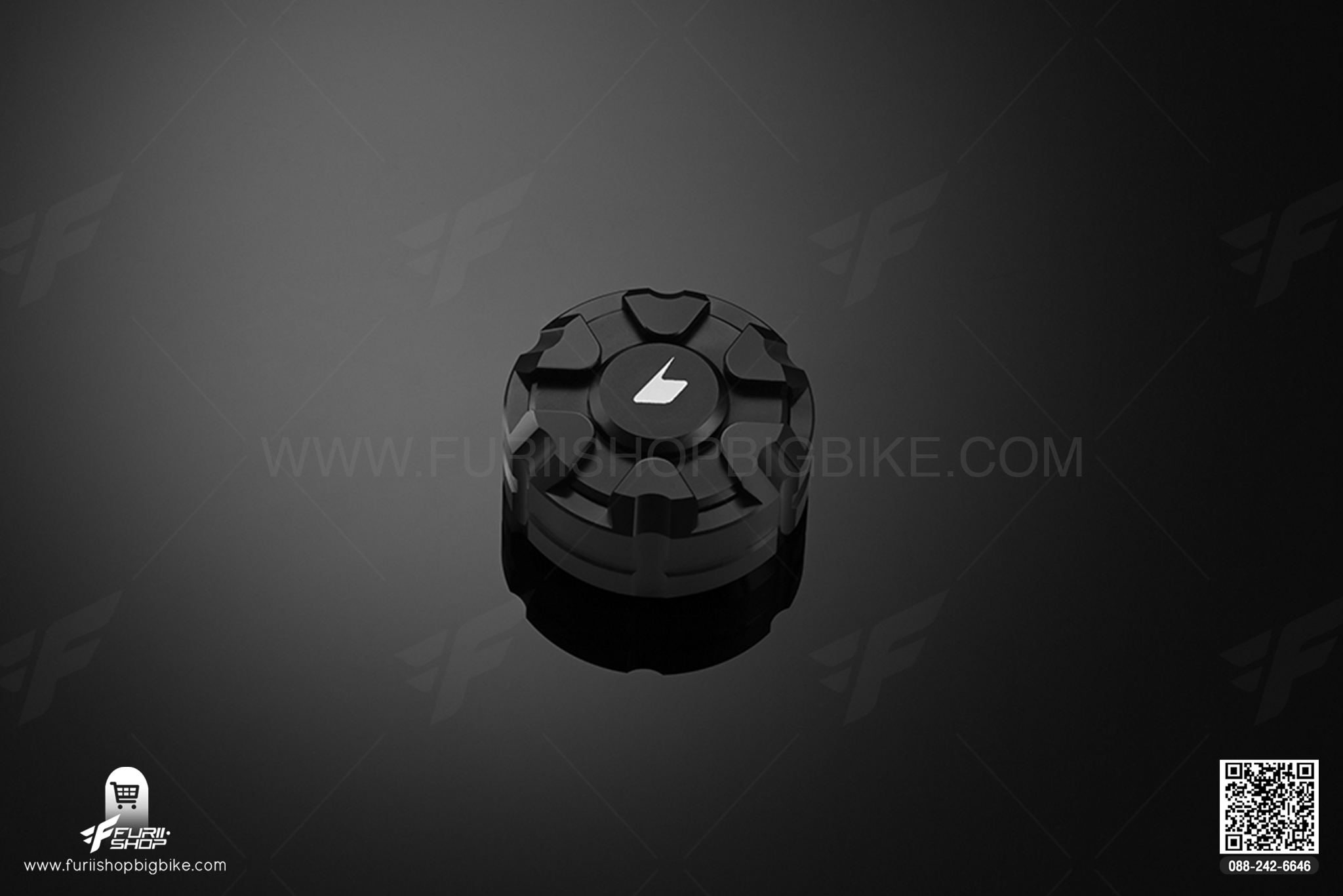 ฝาครแบกระปุกน้ำมันเบรคหลัง Rear Brake Reservoir Cover Bikers คาวาซากิ Kawasaki Z800