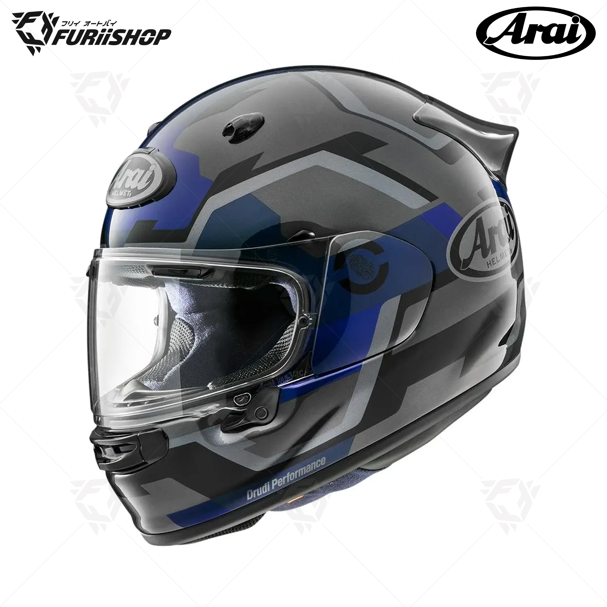 หมวกกันน็อคเต็มใบ Arai : QUANTIC Face Blue