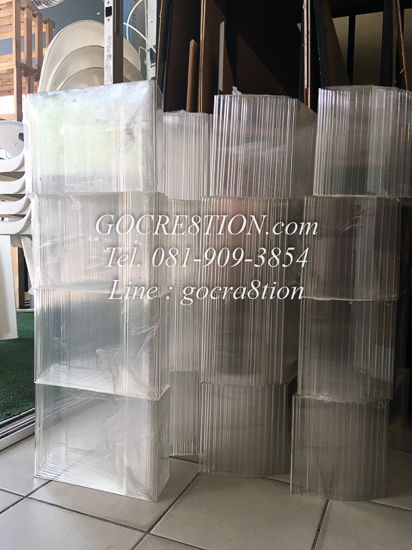 งาน อะคริลิค แปรรูป ตามแบบ April 2018 by GO CREATION