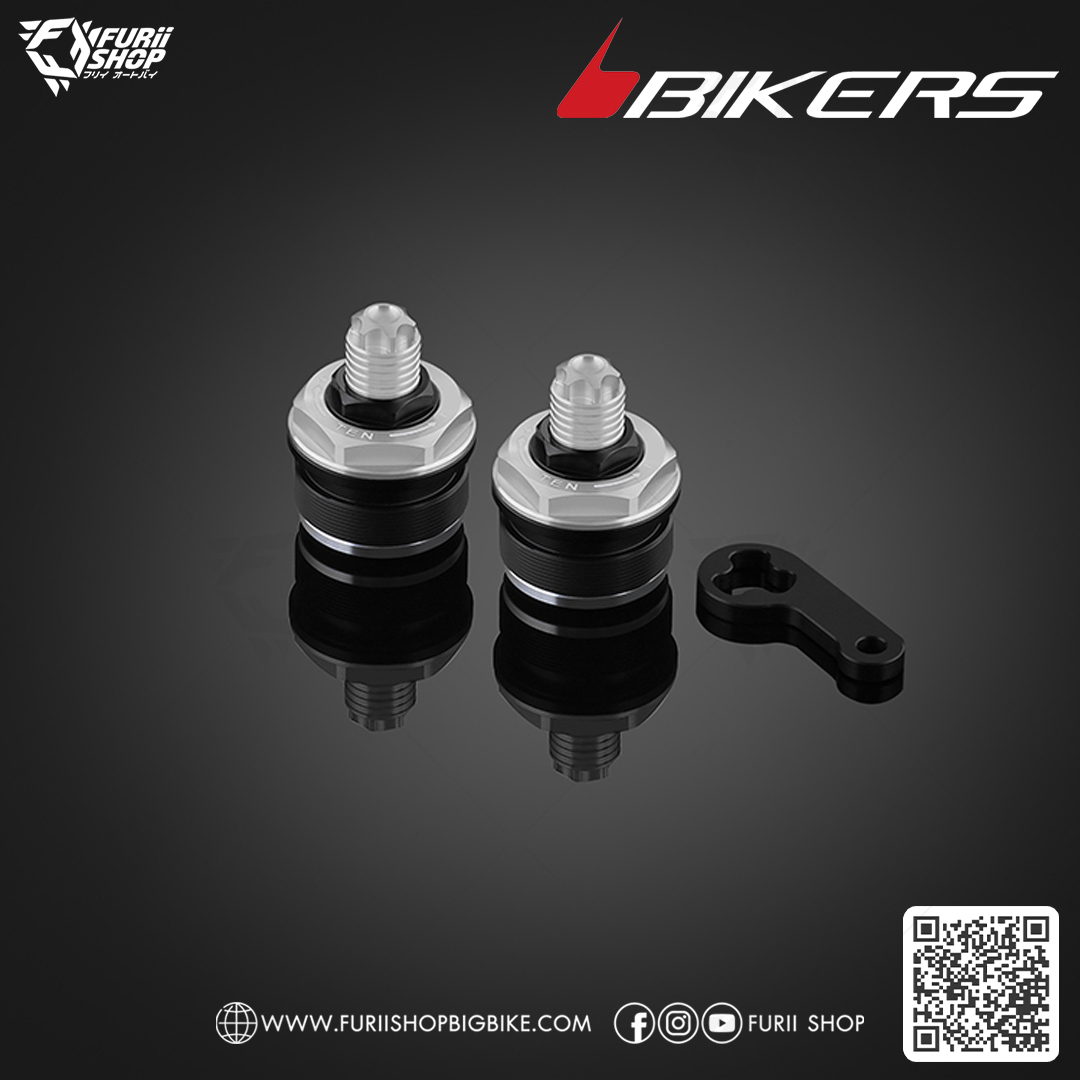 ตัวปรับโช๊คหน้าพร้อมประแจปรับโช๊ค (Y0206) Bikers Front Shock Up Adjusters : for Yamaha YZF-R3 2015-2018
