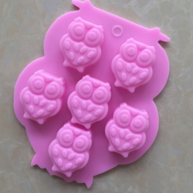 แม่พพิพม์ ซิลิโคนนกฮูก6ตัว...