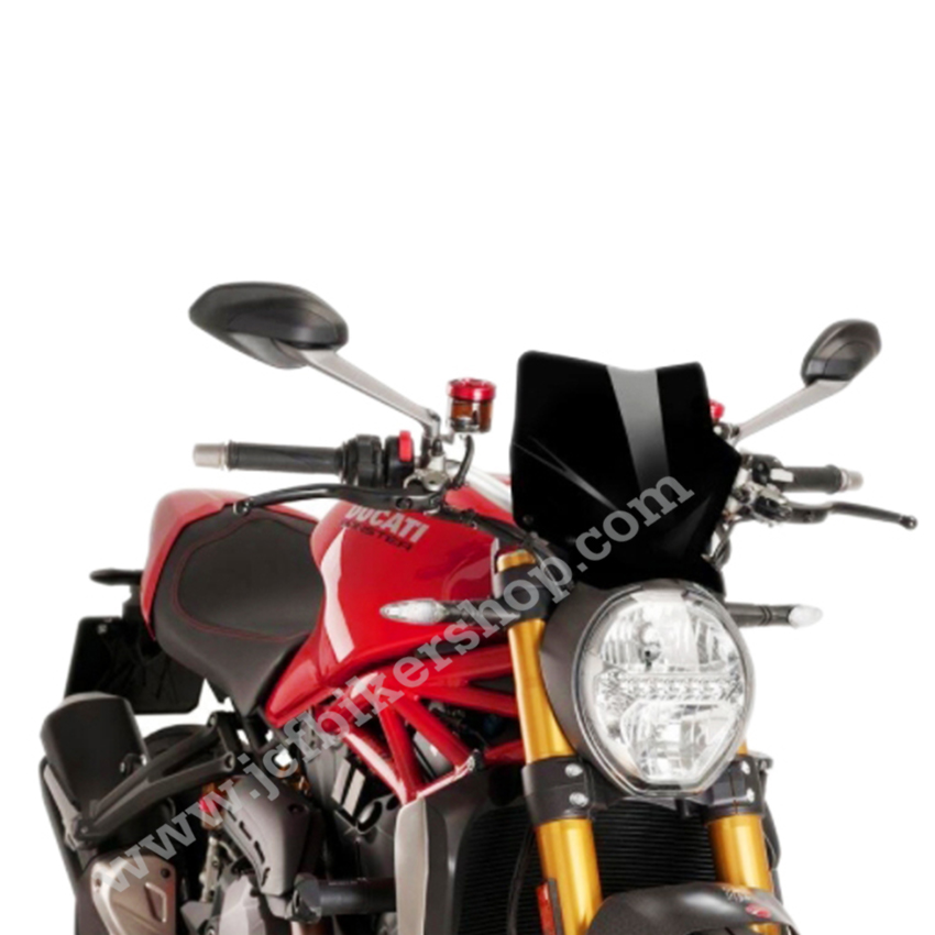 ชิวหน้า,บังไมล์,ชิวหน้าแต่งสำหรับ ducati monster 797,821,1200s/r ปี2014-2020