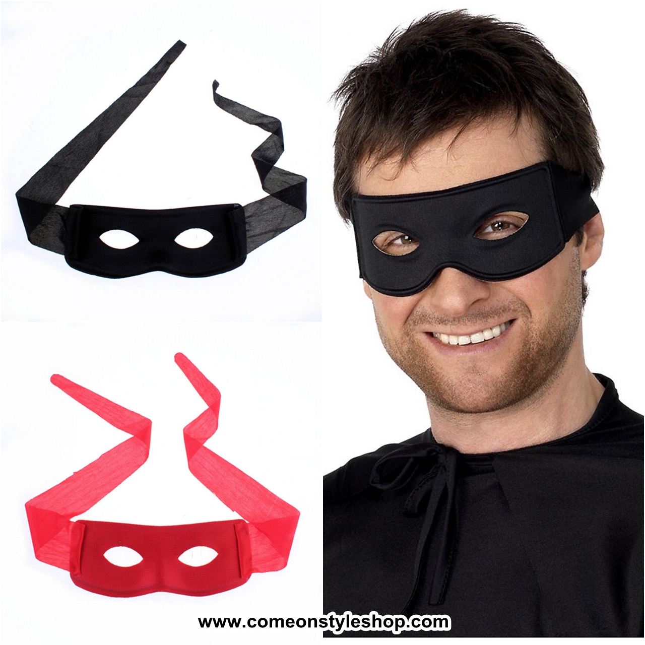 หน้ากากโซโร Zorro Mask หน้ากากผู้ชาย หน้ากากออกงาน ปาร์ตี้ หน้ากากแฟนซี