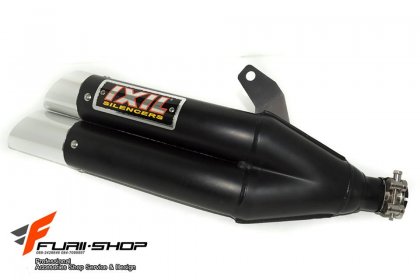 ท่อคู่ ท่อมอเตอร์ไซค์Ixill Slip On สำหรับ Ninja250 Ninja300 Z250 ท่อแต่ง ท่อสูตร ท่อบิ๊กไบค์ ท่อBigbike ท่อไอเสีย เอ็กพอร์ต
