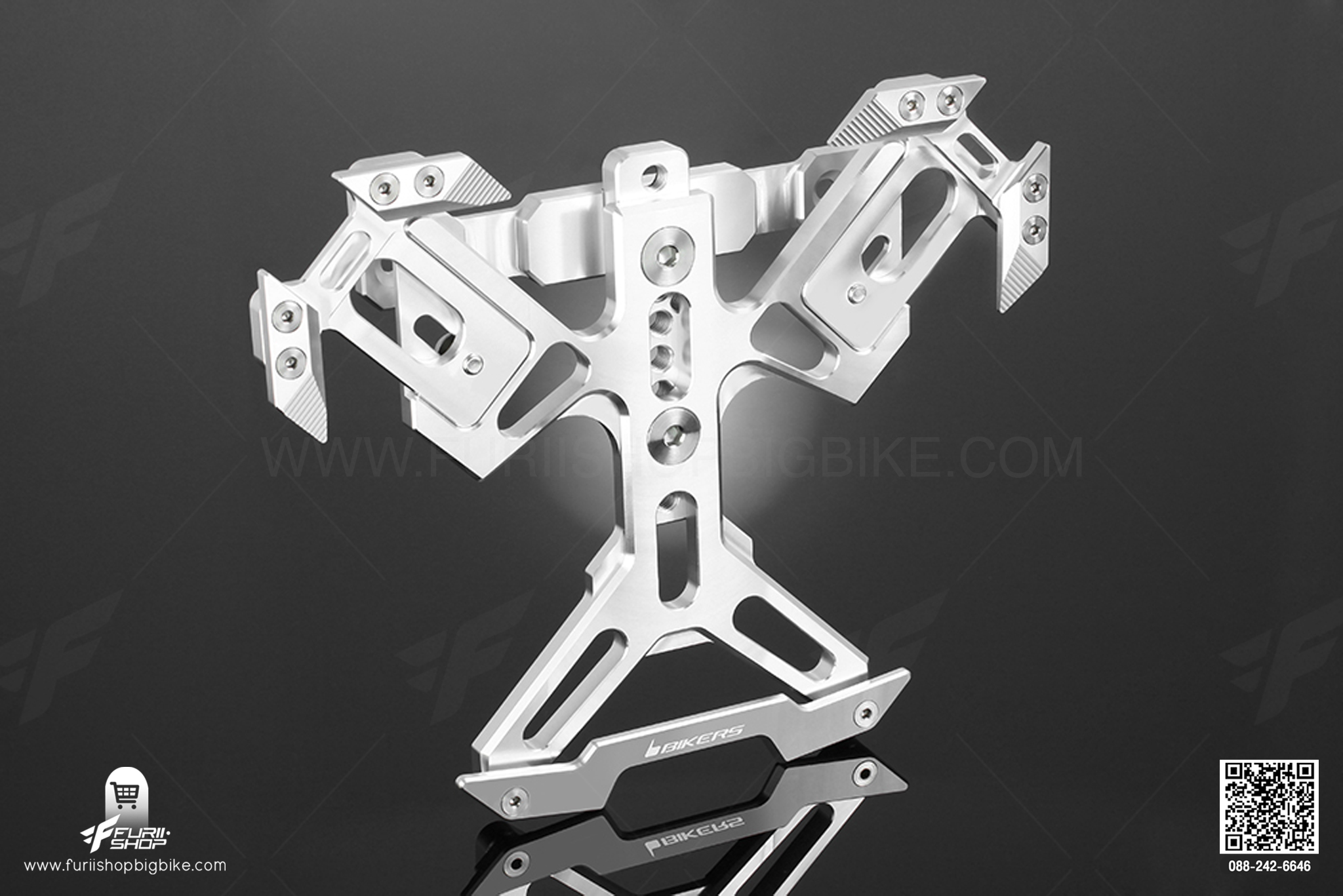 กรอบทะเบียน Rear License Support Bikers คาวาซากิ Kawasaki Ninja650, Z650, Versys650 2015-2020