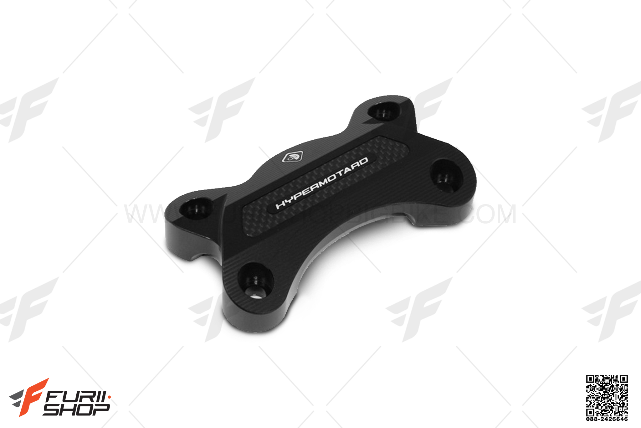 ฝาครอบตุ๊กตาแฮนด์ DUCABIKE สีดำ FOR DUCATI HYPERMOTARD821/939