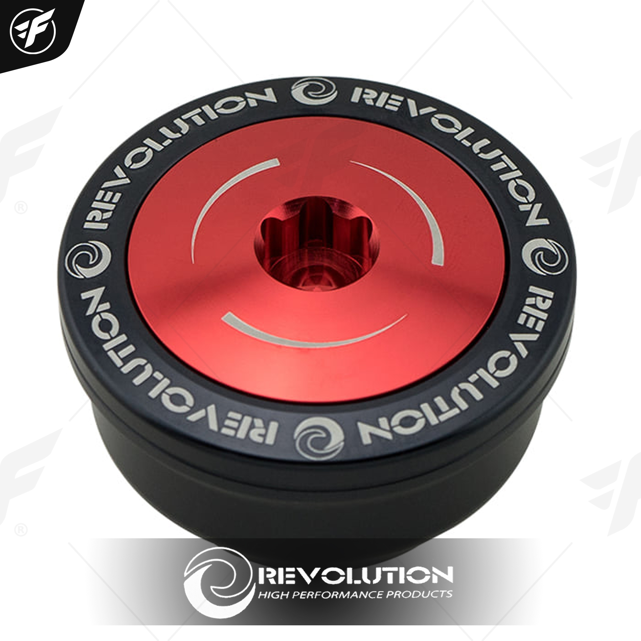 บู๊ชรองน็อตยึดล้อหลัง REVOLUTION V2 FORZA-350/300 NEW/X-MAX-300 แดง