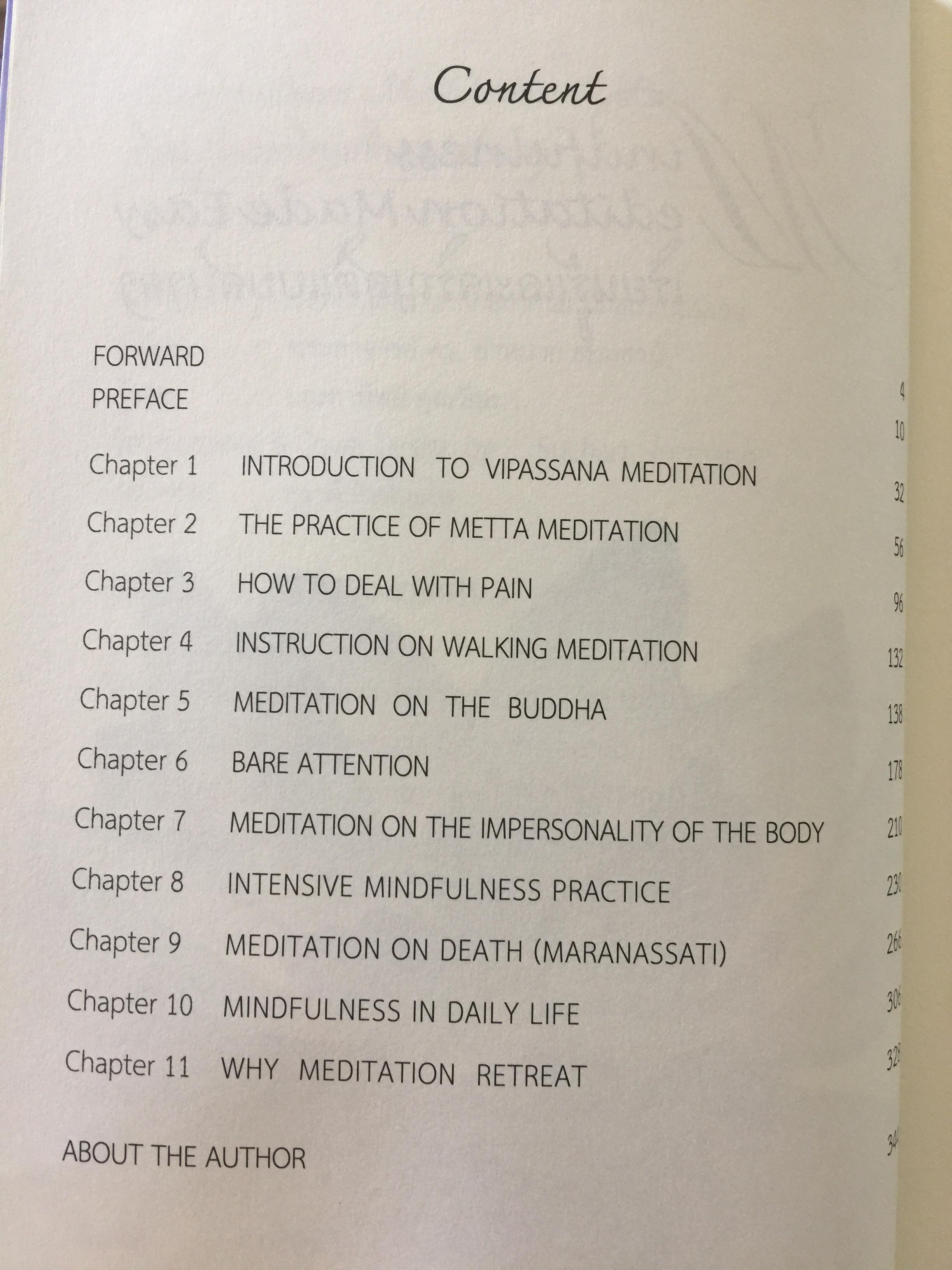 เรียนรู้และเจริญสติแบบง่ายๆ. Mindfulness Meditation Made Easy. 1,800 กรัม