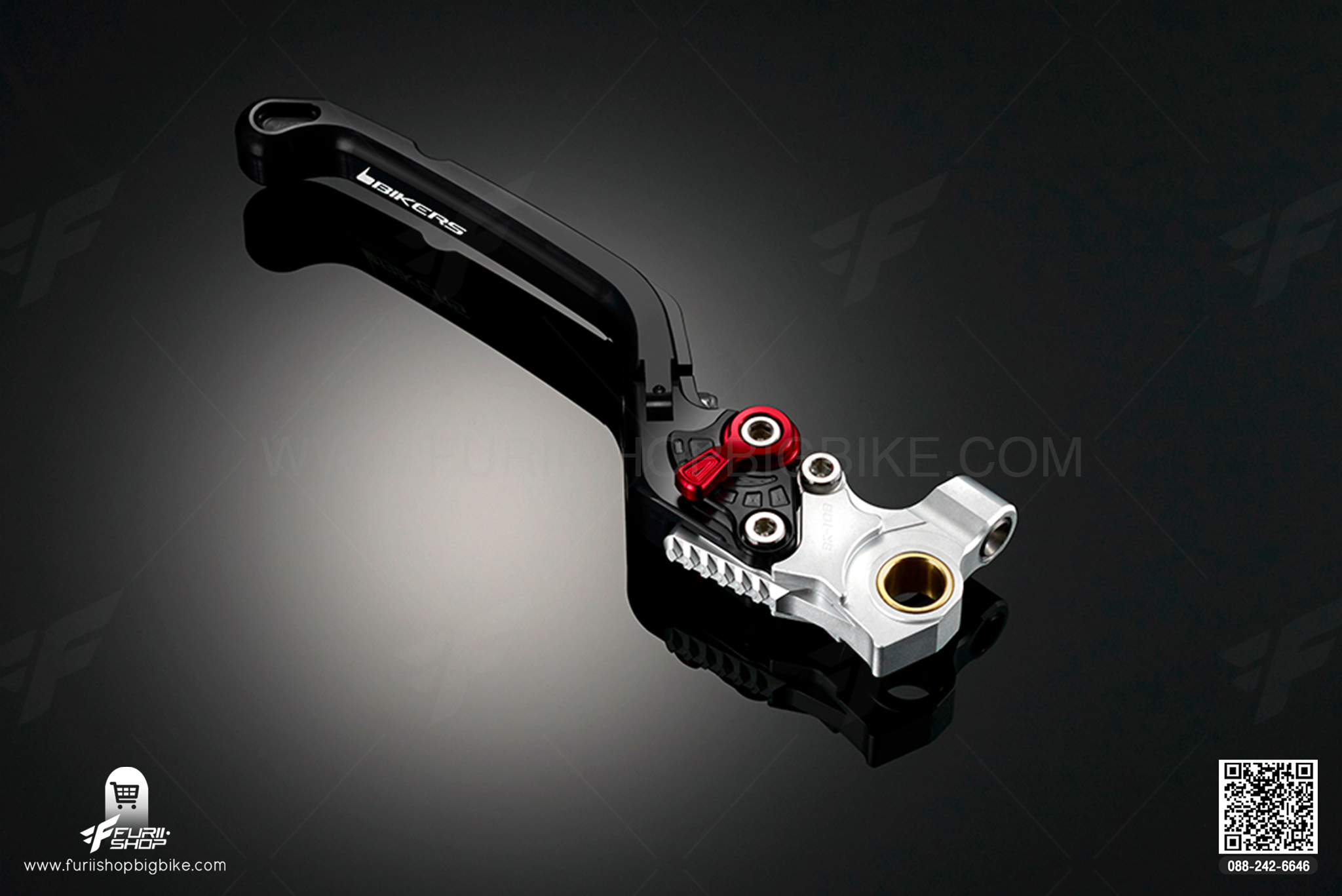 ก้านเบรค สีดำ Premium Folding Adjustable Front Brake Lever Ducati MONSTER795-796