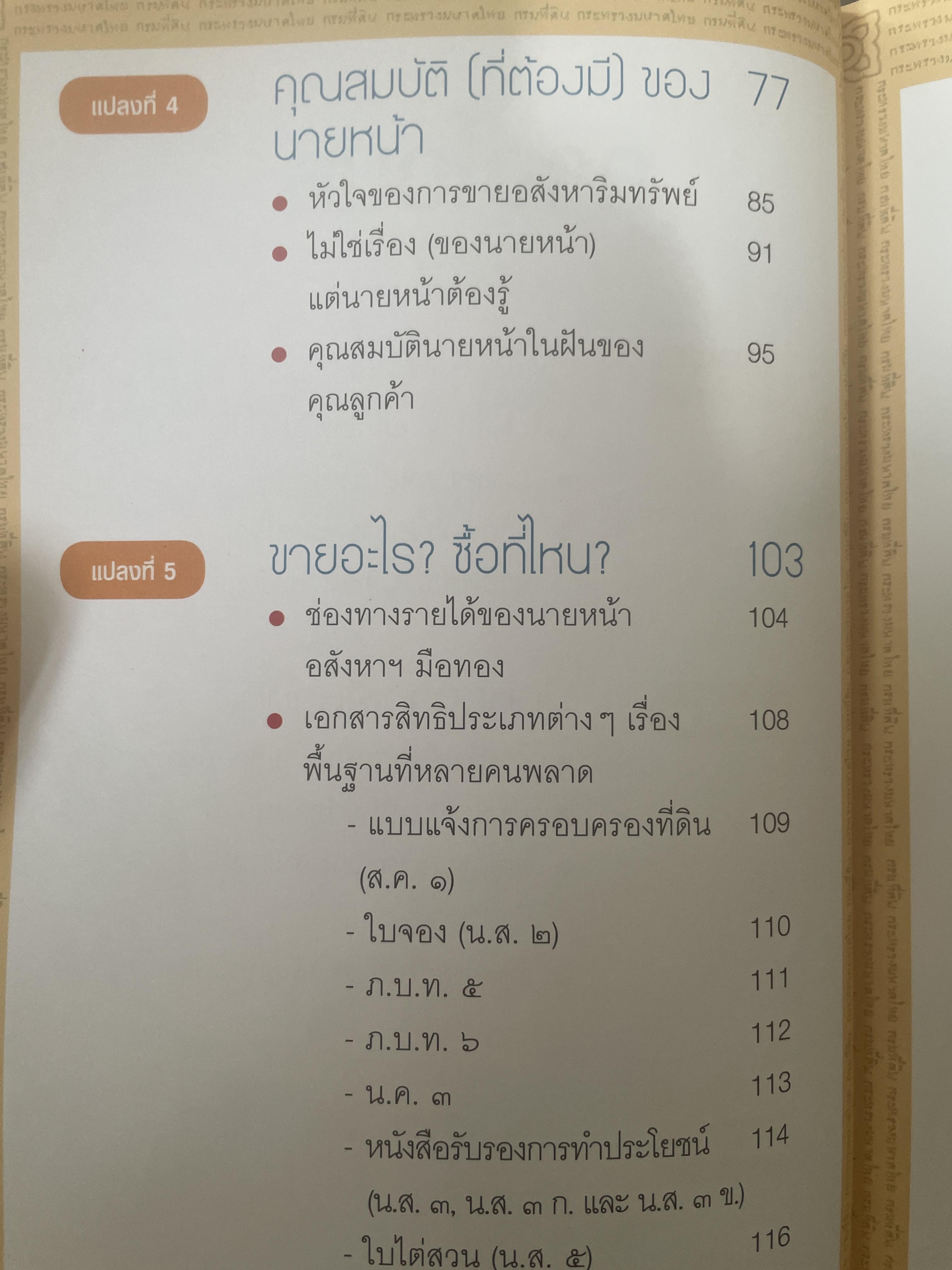 สร้างรายได้แบบก้าวกระโดด บริหารโฉนดแบบมือทอง อาชีพที่ลงทุนน้อยที่สุดแต่ได้ผลลัพธ์สูงสุด ถ้ารู้และทำอย่าง “นายหน้ามือทอง” ผู้เขียน วรรษมล เพ่งดิษฐ์ 1,500 กรัม
