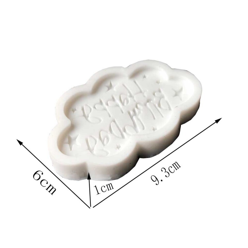 แม่พิมพ์ซิลิโคน Happy birthday เลือกแบบ