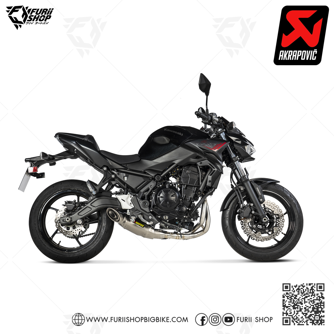 ท่อแต่ง Akrapovic Titanium : for Kawasaki Ninja650 2020-2022/Z650 2020-2022