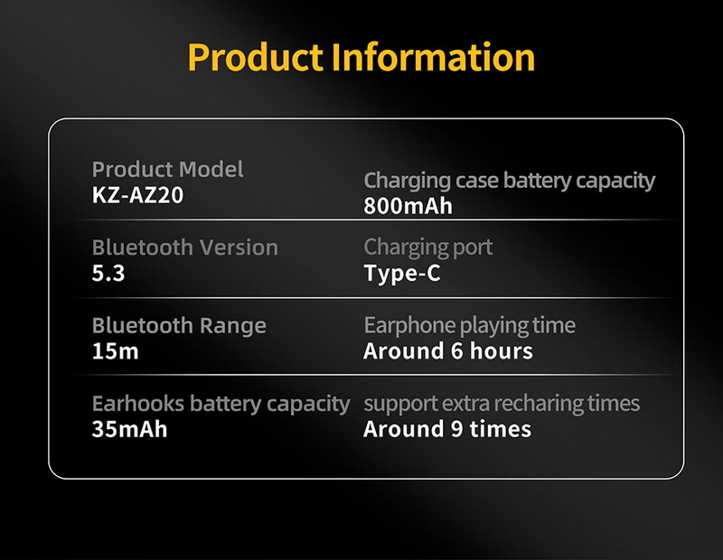 KZ AZ20 Module Bluetooth 5.3 อัพเกรดหูฟังให้ไร้สาย ประกันศูนย์ไทย