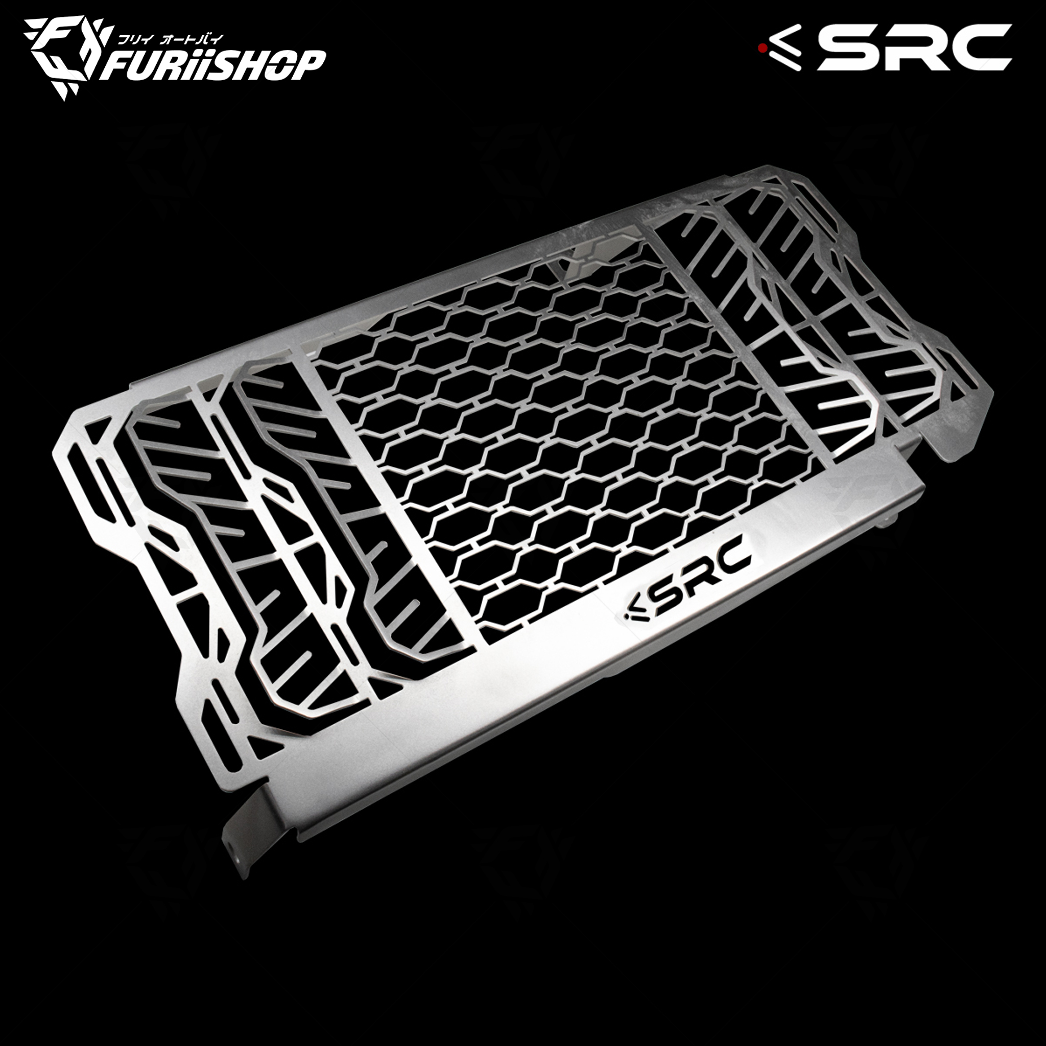 การ์ดหม้อน้ำ SRC RADIATOR GUARD FOR KAWASAKI VERSYS650