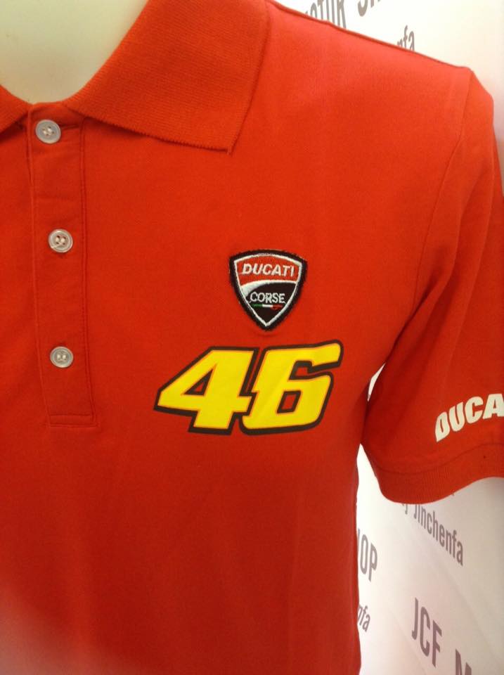 เสื้อคอปก Ducadi 46 แดงเหลือง