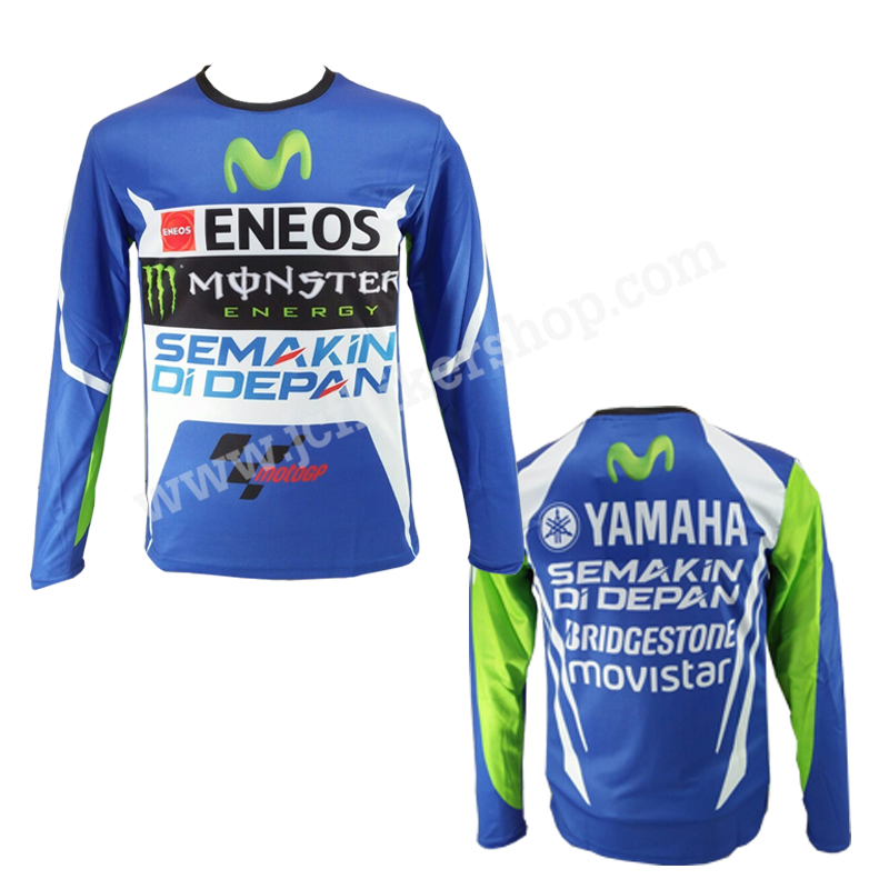 เสื้อยืดขี่มอเตอร์ไซค์ เสื้อยืดมอเตอร์ไซค์ เสื้อแขนยาว YAMAHA JT-530L เนื้อผ้าไมโคไฟเบอร์มีประสิทธิภาพในการซับเหงื่อสูงไม่เหนียวติดตัว