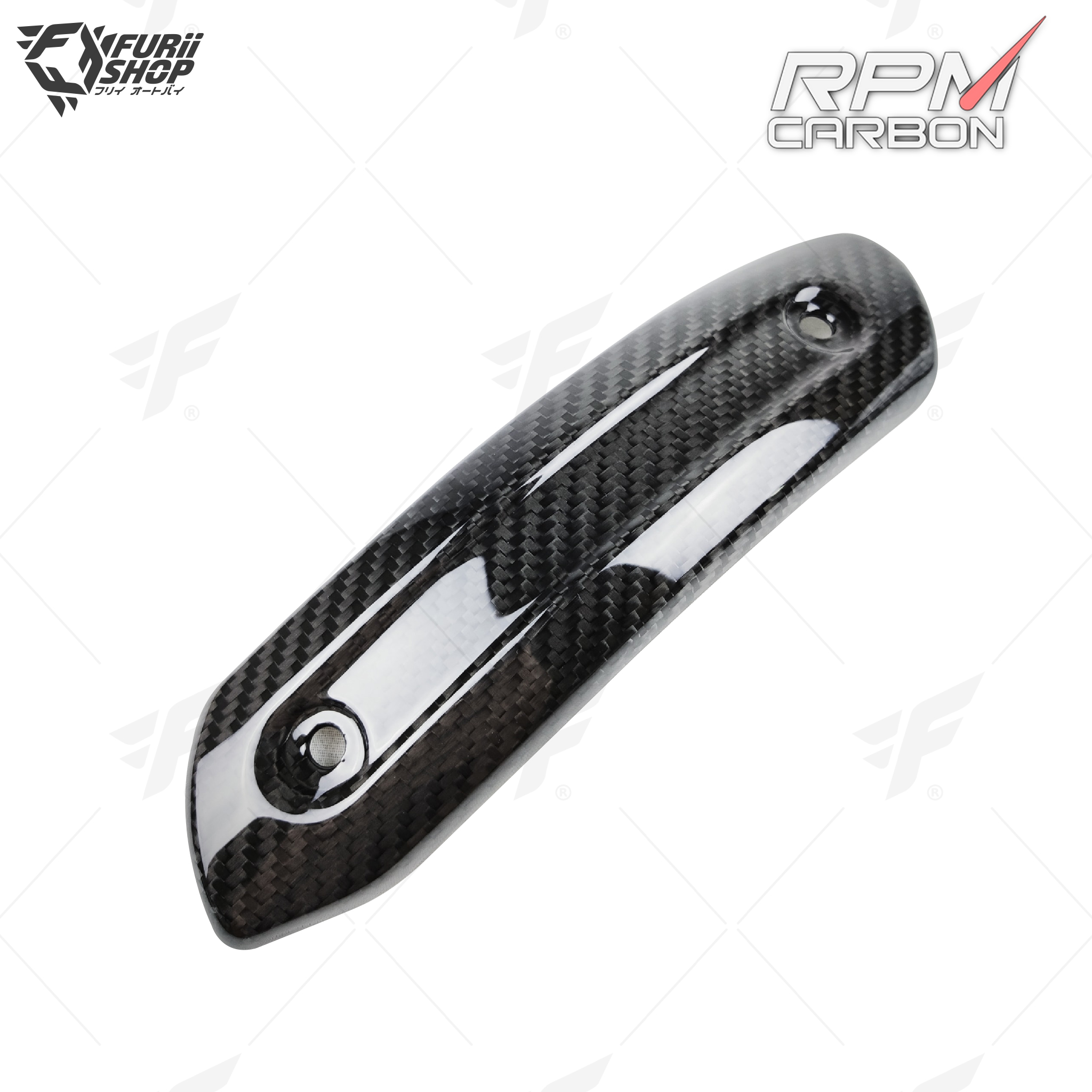 ครอบท่อ RPM Carbon Exhaust Heatshield : for Ducati Scramble/Monster 797 2015+
