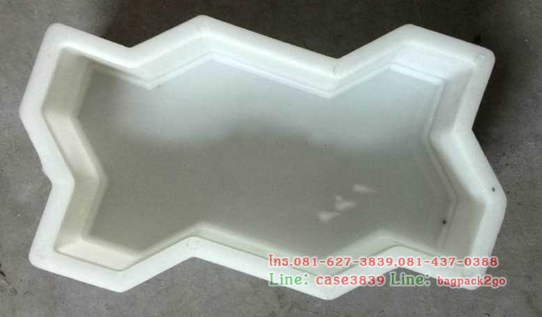 แม่พิมพ์บล็อคคอนกรีต ลายตัวหนอน 2 ชิ้น 3329