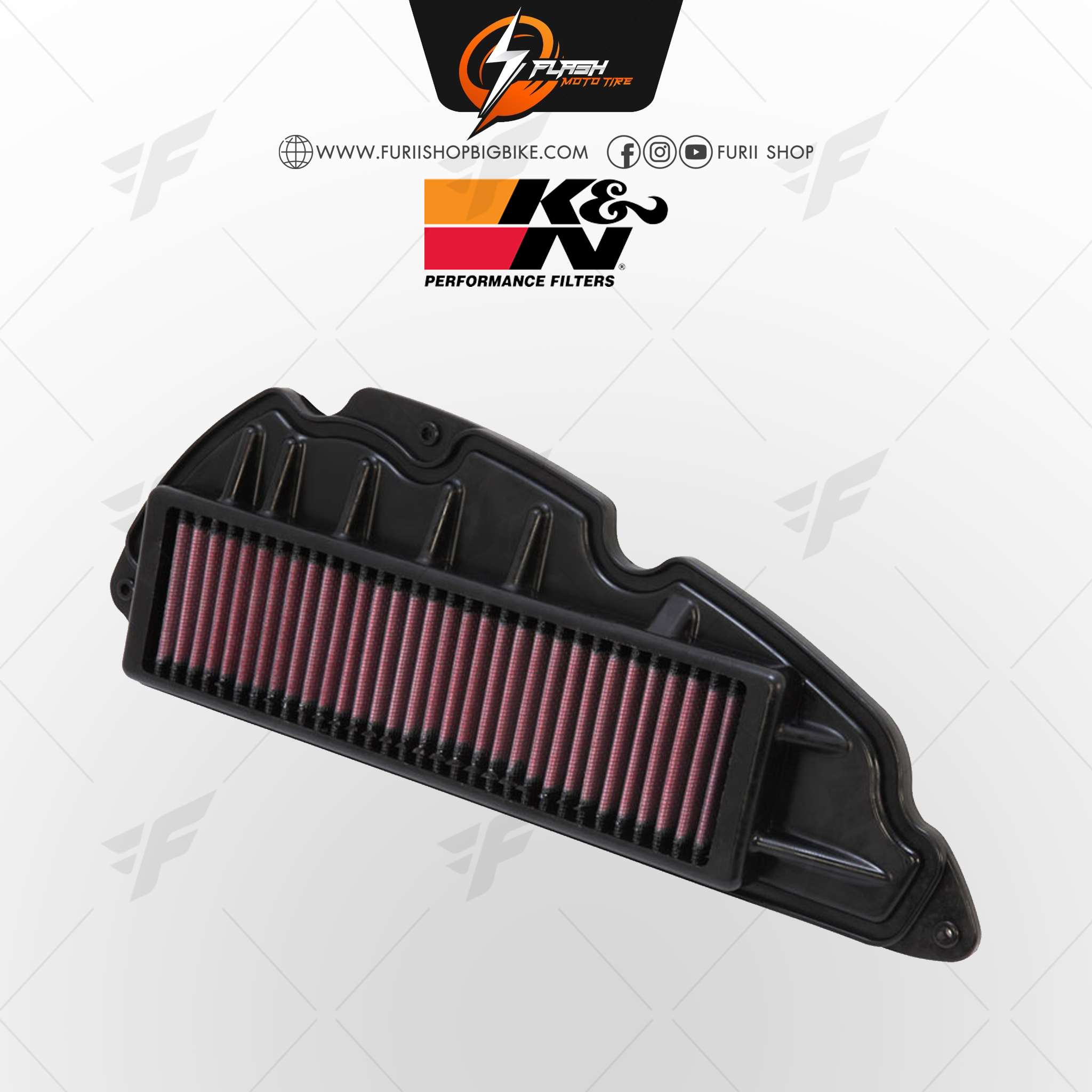 กรองอากาศ K&N สำหรับ HONDA