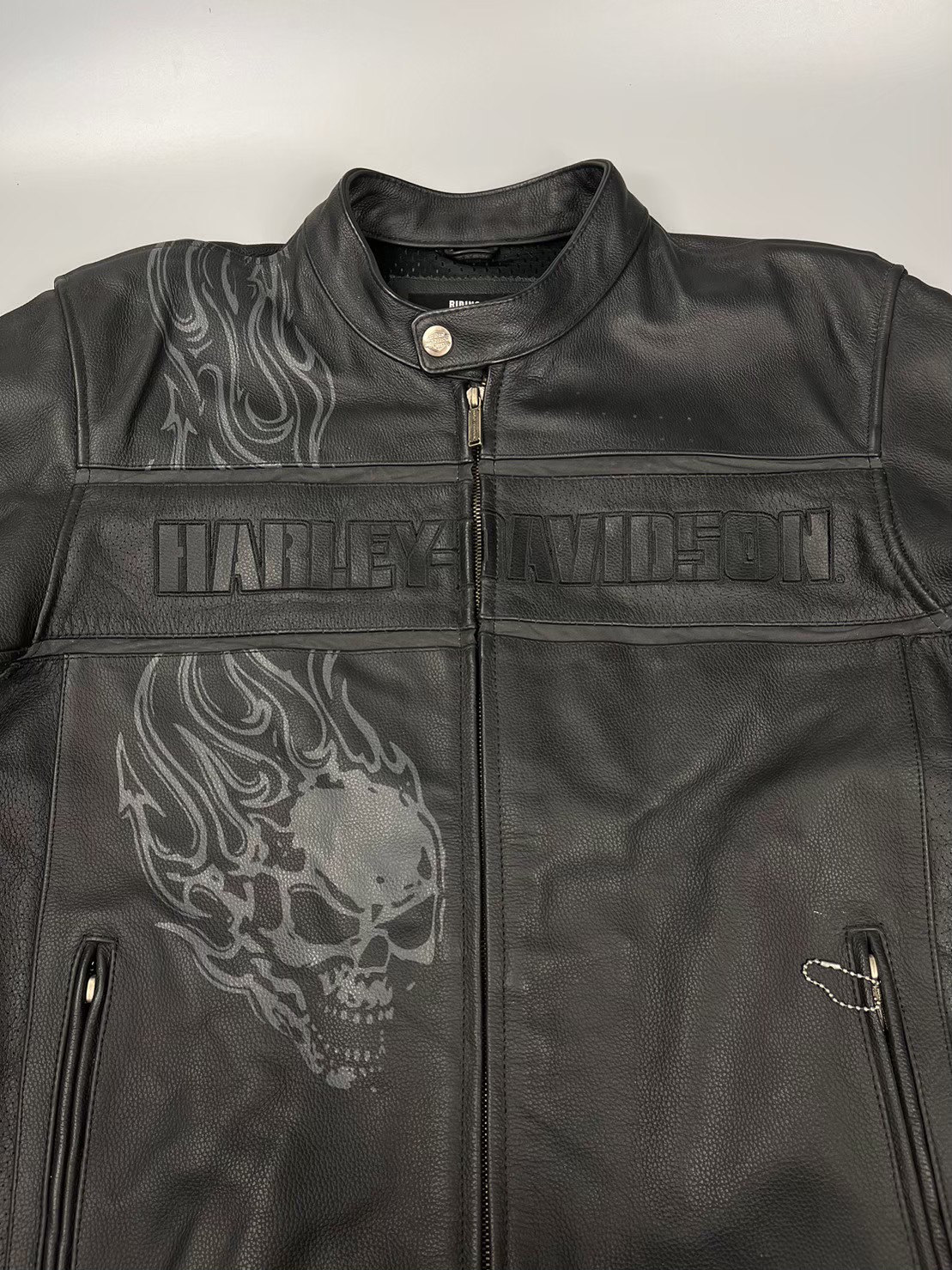 H-D Riaing Cowhide Gear Lather 97073- 11VM