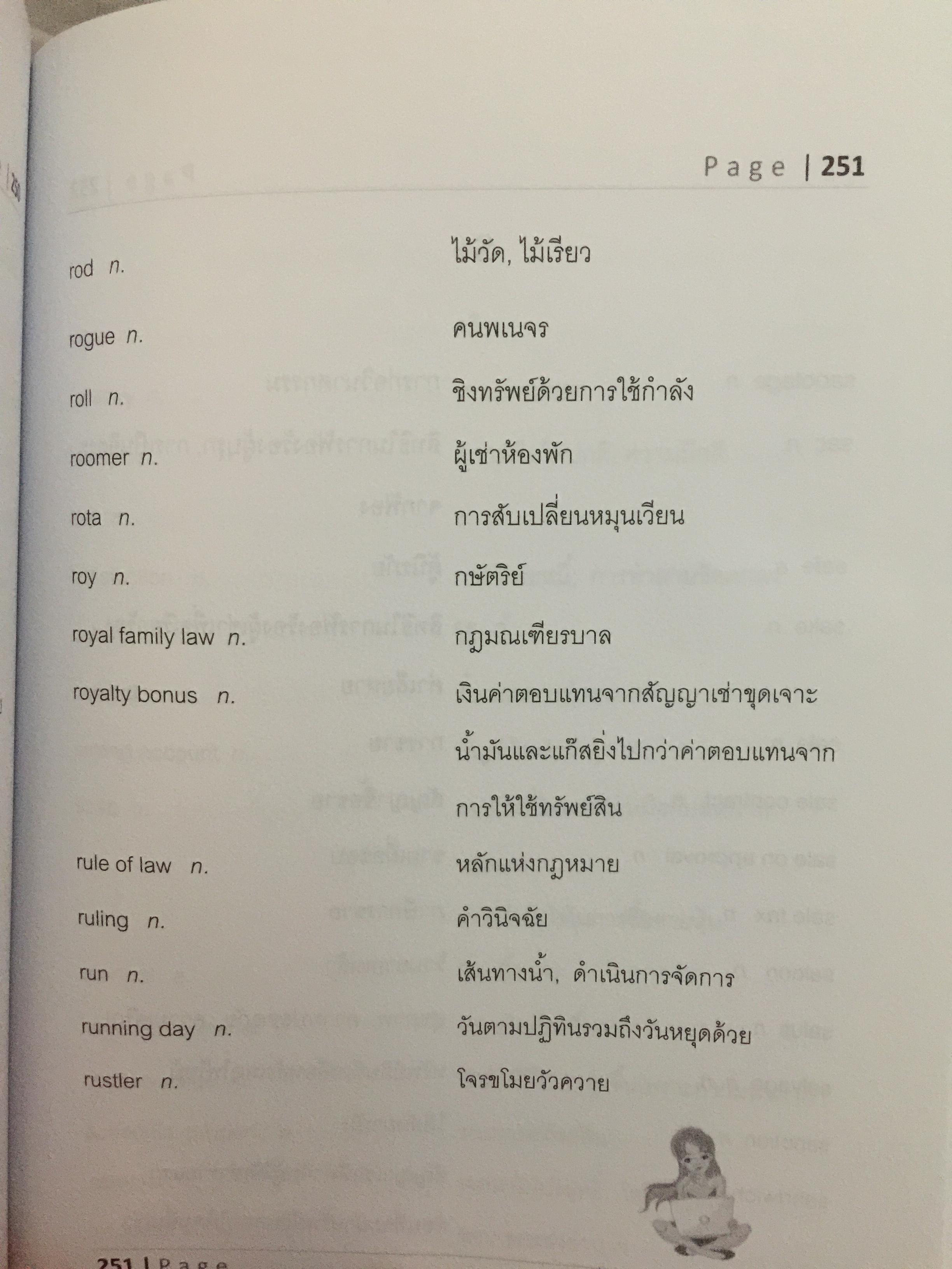 พจนานุกรมศัพท์กฎหมายและธุรกิจ(ฉบับย่อ). LEGAL & BUSINESS TERMS. โดย รุ่งโรจน์ สุภรพิพัฒน์อาภา(เตยต่อวงศ์) 0 กก.