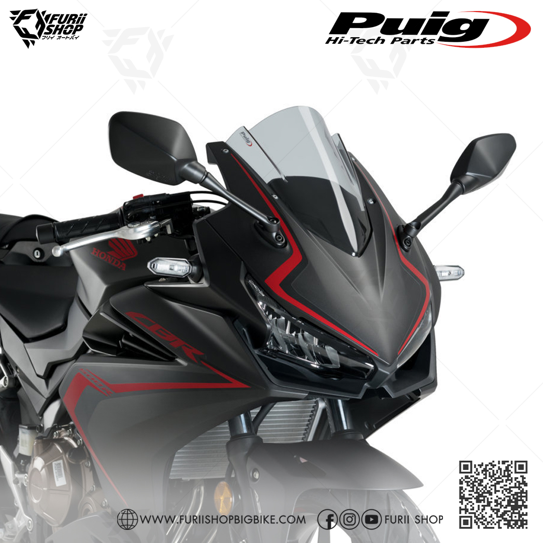 ชิลด์หน้า Puig Windshield : for Honda CBR 500 R 2019-2021 All New !!
