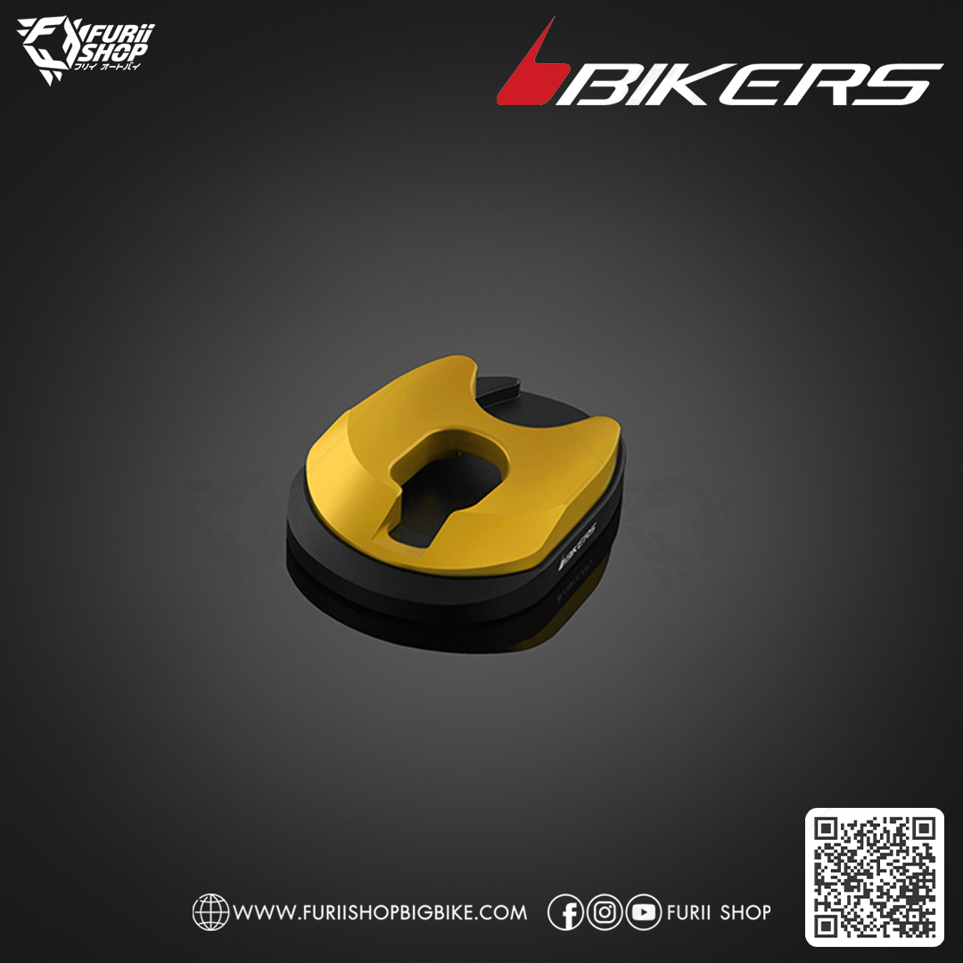 ตัวรองขาตั้ง (ตีนเป็ด) (ฐานล่างของตัวรองขาตั้ง จะเป็นผิวด้าน) (Y0287) Bikers Flat Foot (matt colour on base) : for Yamaha YZF-R3 2015-2018