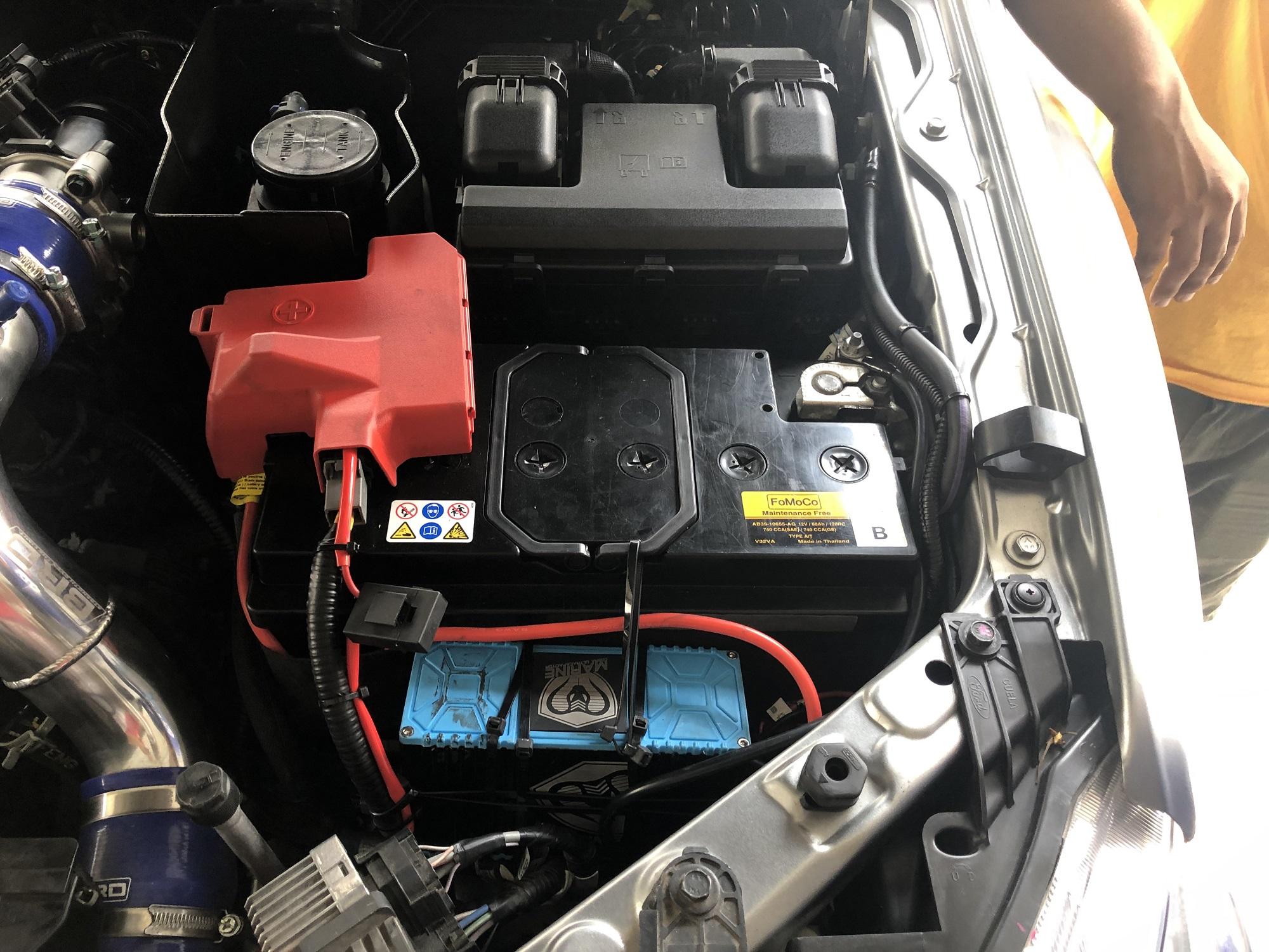 กล่อง COBRA Ultra Capacitor 60F สีฟ้า