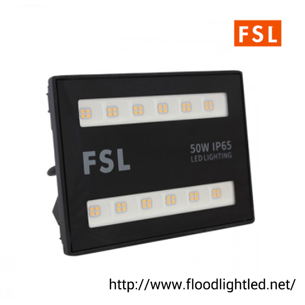 สปอร์ตไลท์ LED 50w ยี่ห้อ FSL (แสงขาว)